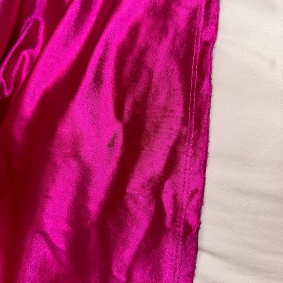 PINK SILK EVENING GOWN (PROM/PAGEANT/FORMAL) - Picture 8 of 11